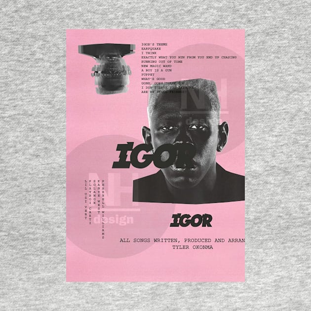 Tyler, The Creator - IGOR T-Shirt Hip-Hop by Aka.V.E